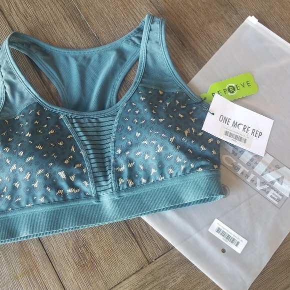 Zyia Pine Leopard bomber bra RC - Picture 4 of 6